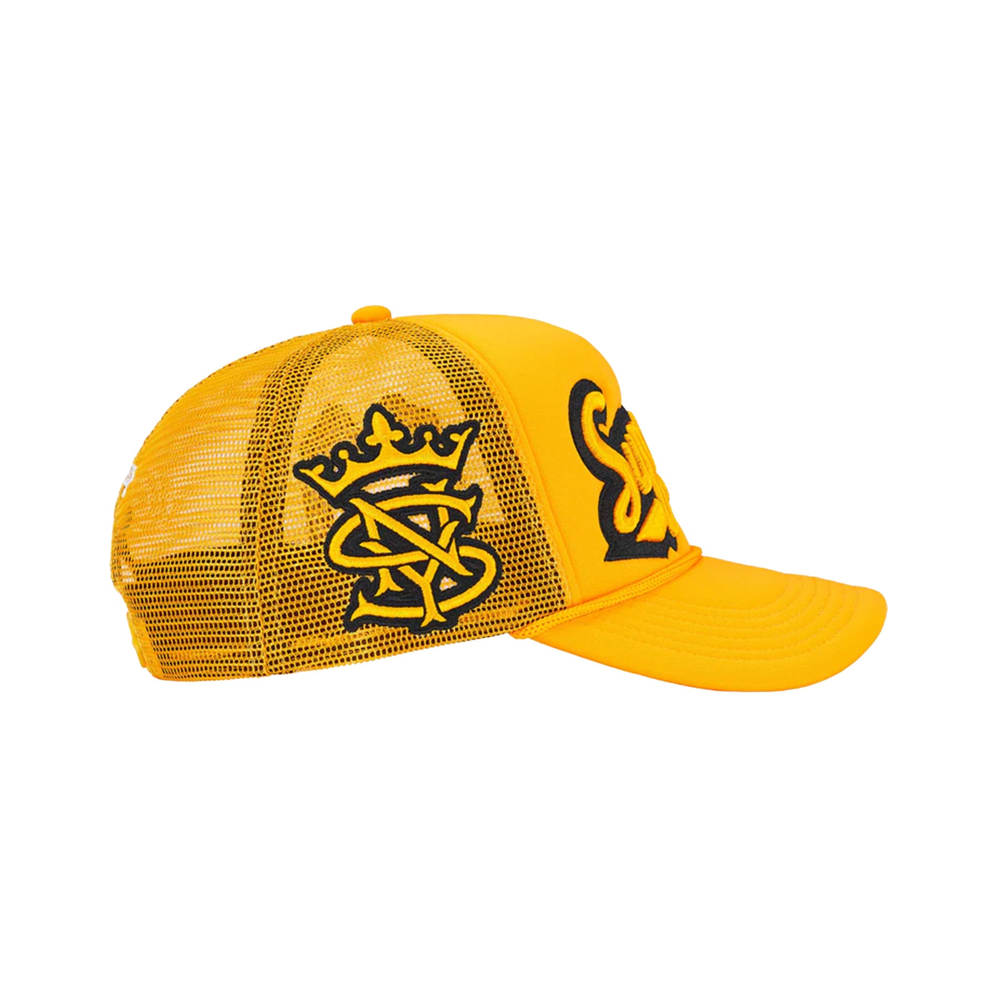 Supreme University Mesh Back 5-Panel Hat Yellow – NECKBREAKERZ