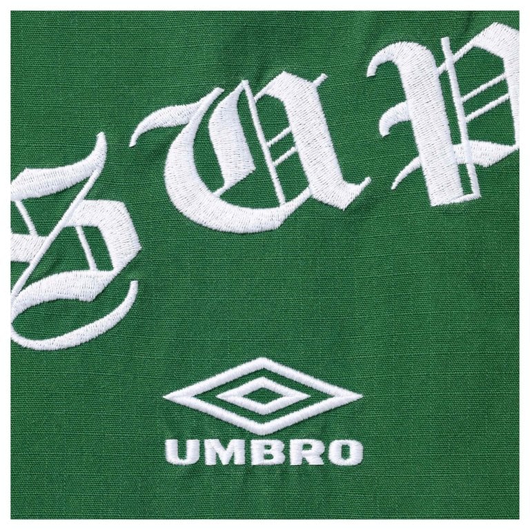 Supreme Umbro Cotton Ripstop Track Jacket Green