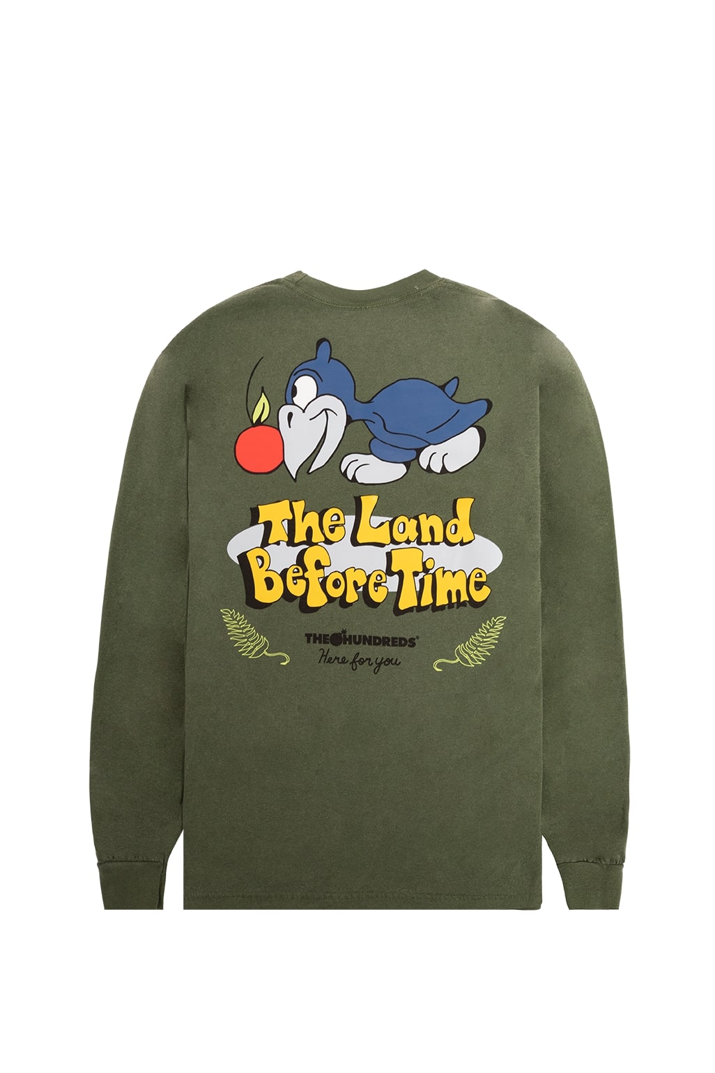 The Hundreds x Land Before Time dino friends long sleeve tee
