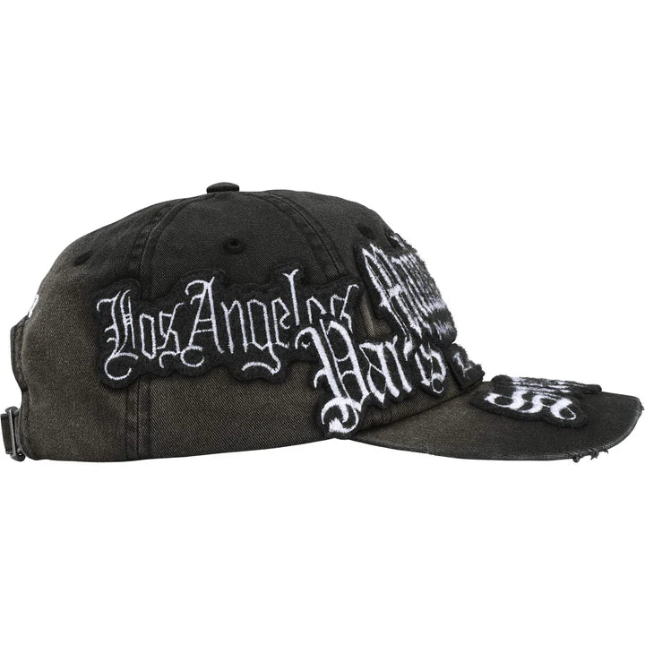 Supreme City Patches 6-Panel Hat Black