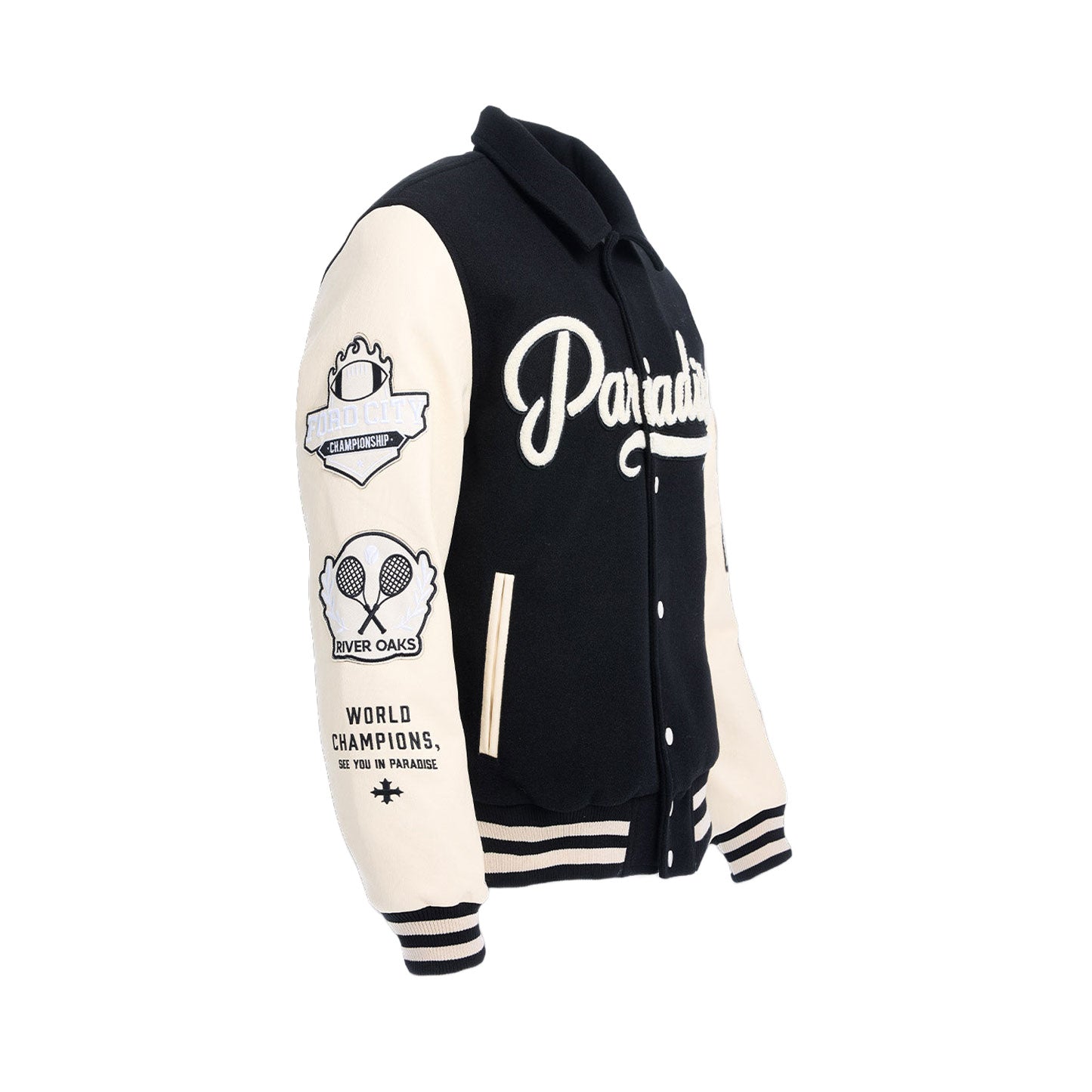 See you in Paradise team varsity jacket