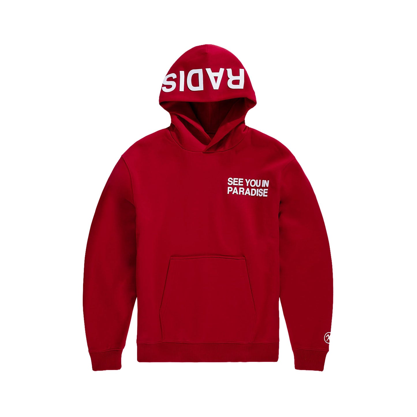 See you in paradise hoodie red