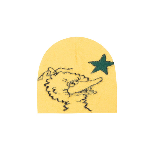 The Hundreds x Sesame Street bird mohair beanie