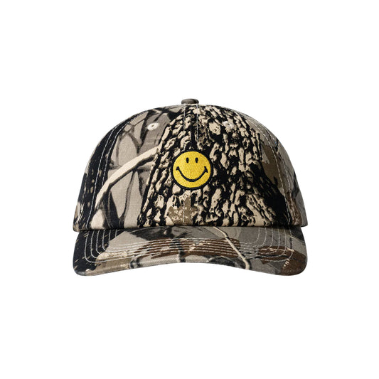 Market smiley badge 6 panel hat