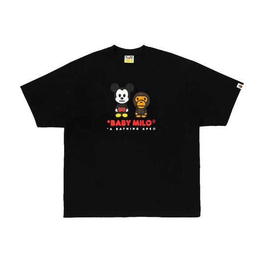 Bape X Disney Mickey Mouse Baby Milo Tee Black