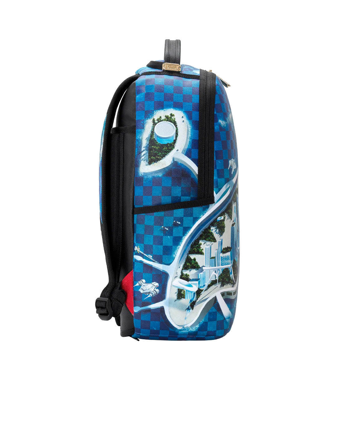 Sprayground Shark Island Skyport Future City Backpack