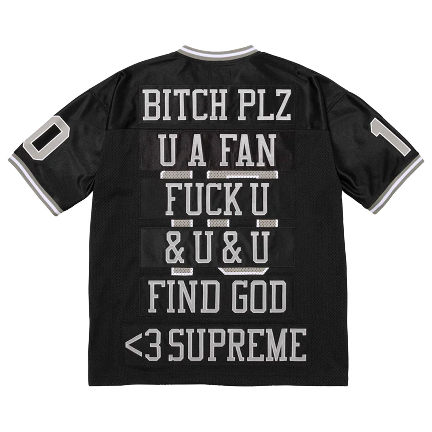 Supreme Find God Football Jersey Black