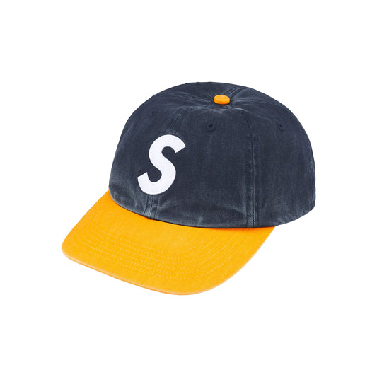 Supreme pigment coated 2-toned S logo 6-panel hat