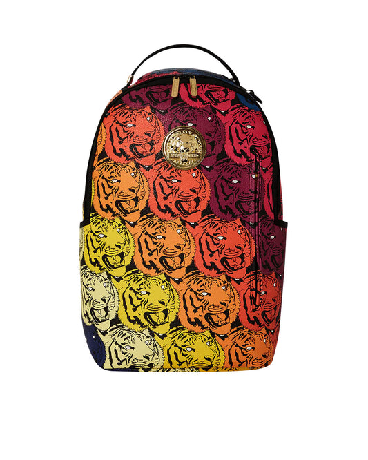 Sprayground tiger roar gold plated backpack