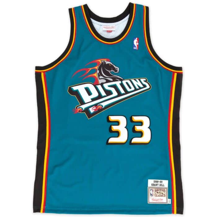 Detroit Pistons Grant Hill Authentic Jersey 1998-1999