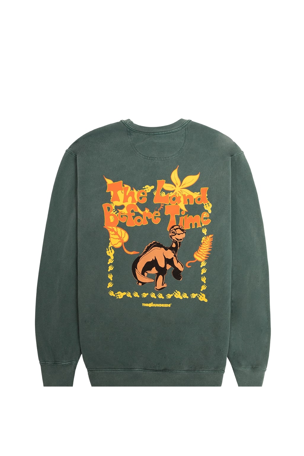 The Hundreds x Land Before Time little foot crewneck