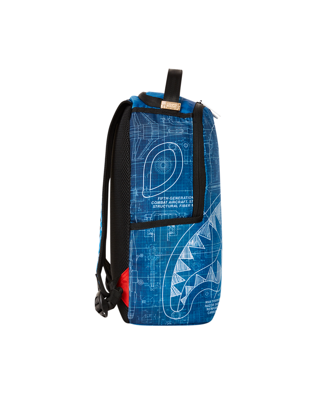 Sprayground mini schematic sharks backpack