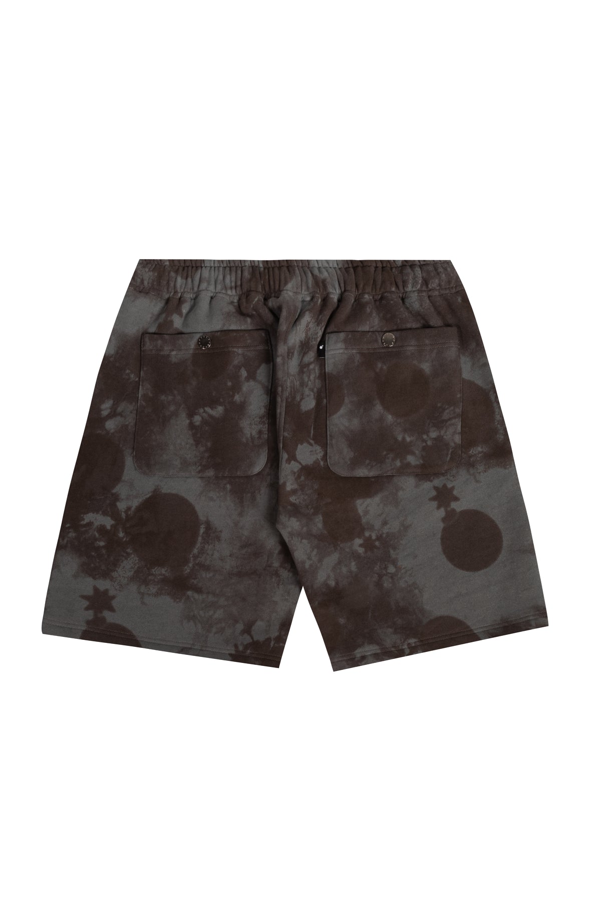 The Hundreds resist tie dye shorts black