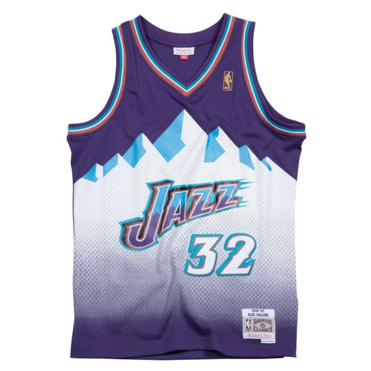 Utah Jazz Carl Malone Swingman Jersey 1997-1998