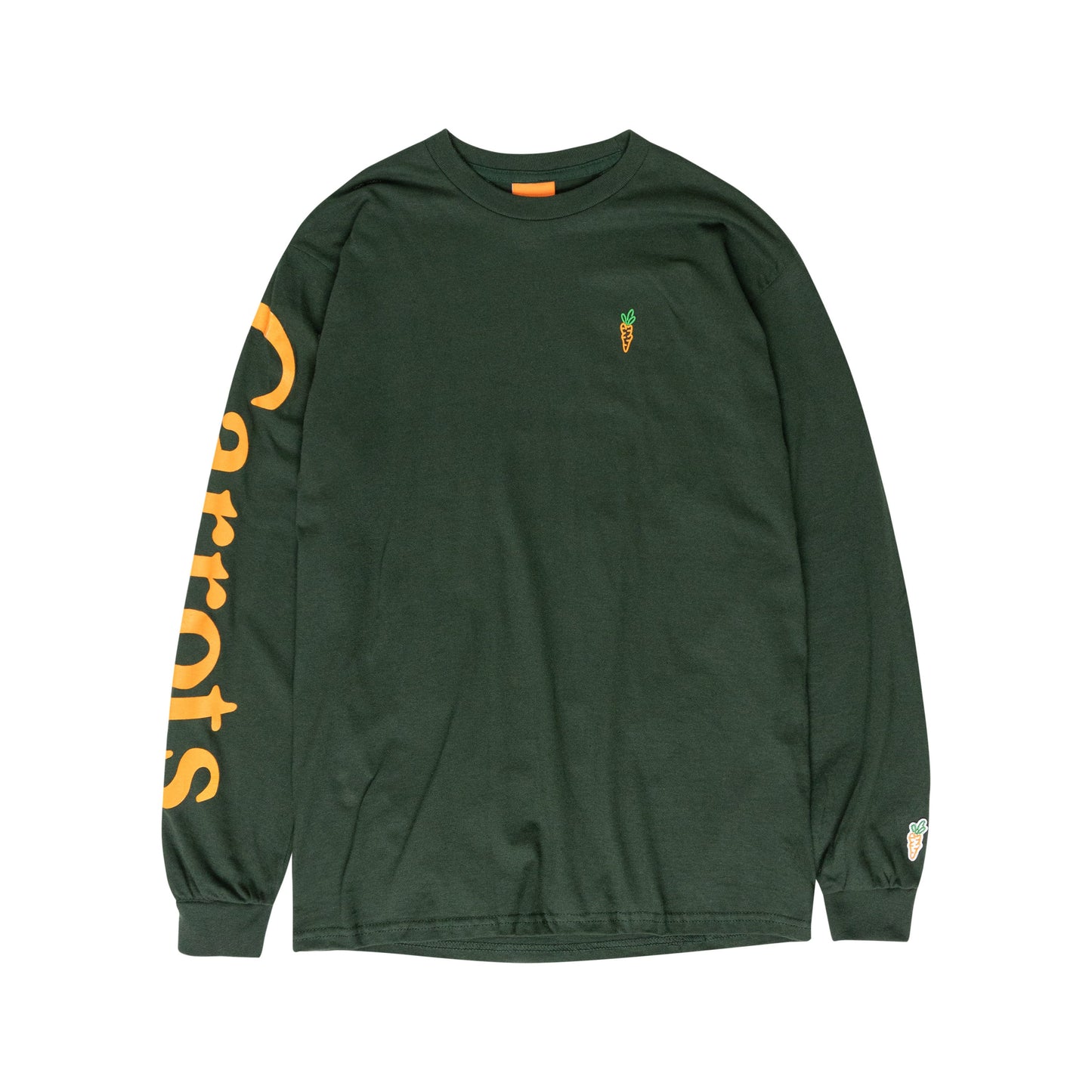 Carrots woodwork long sleeve tee green